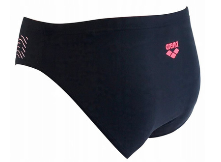 Kąpielówki slipy męskie Arena Men's Shading Lights Brief Fluo Red