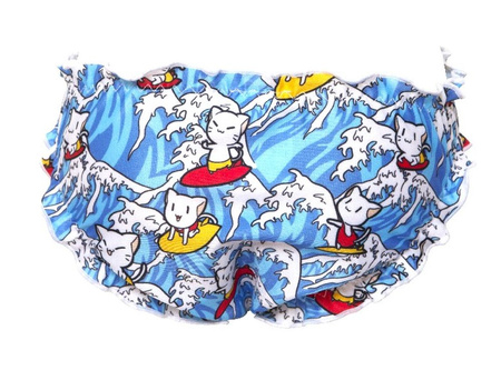 Dół od stroju kąpielowego dziewczęcy Arena Girl's Surfing Kids Brief Turquoise Multi