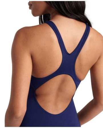 Strój kąpielowy damski Arena Women's Water Bloom Swim Pro Back Black River