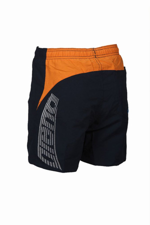 Szorty kąpielowe chłopięce Arena Junior Boy's Caiman Boxer Navy Tangerine