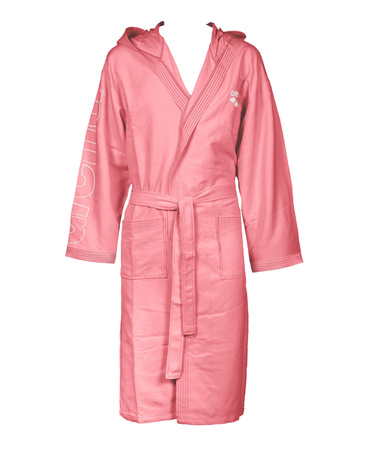 Szlafrok kąpielowy dziecięcy Arena Junior Zeal Plus Pink White