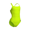 Strój kąpielowy dziewczęcy Arena Girl's Team Swimsuit Challenge Solid Artic Lime Future Dusk