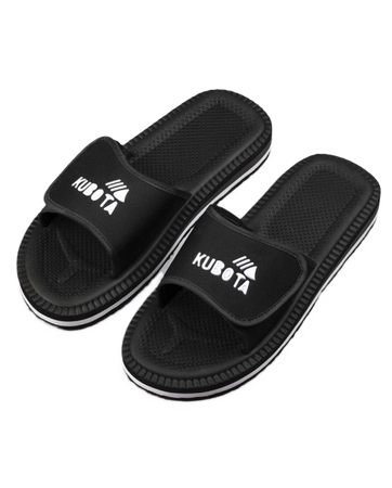 Klapki basenowe Kubota Unisex Rzep Black