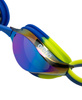 Okulary pływackie dla dzieci Arena Junior Python Mirror Blue Blue Lime