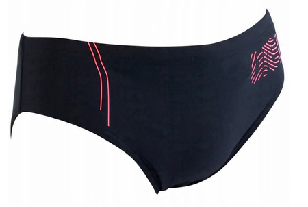 Kąpielówki slipy męskie Arena Men's Shading Lights Brief Fluo Red