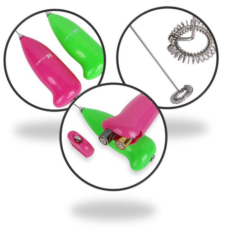 Spieniacz ubijacz do mleka kawy mini mikser kakao