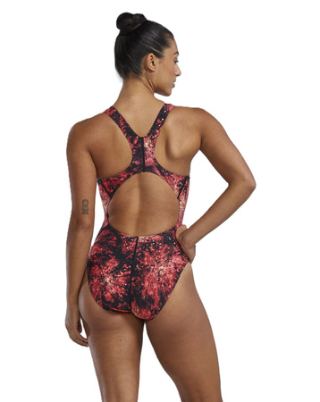 Strój kąpielowy damski na basen TYR Maxfit Radiant Flare Red