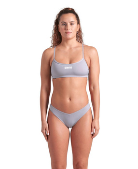 Damski strój kąpielowy dwuczęściowy na basen bikini Arena Bandeau Grey