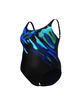Strój kąpielowy damski Arena Women's Plus Size Talea U Back Black Multi