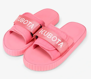 Klapki basenowe Kubota Unisex Rzep 2.0 Tech Różowe