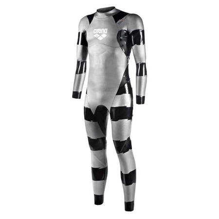 Strój startowy pianka damska Arena Women's Sams Carbon Wetsuit Silver Black