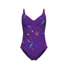 Damski strój kąpielowy na basen jednoczęściowy Arena Abyss Violet