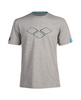 Koszulka Unisex Arena T-shirt Logo Cotton Medium Grey Heather Multi