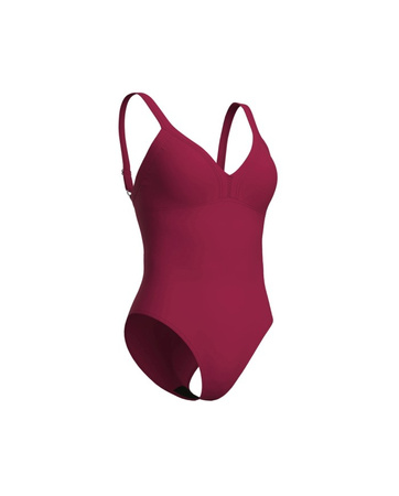 Strój kąpielowy damski Arena Women's Bodylift Lara Soft Curve Back Red Onion