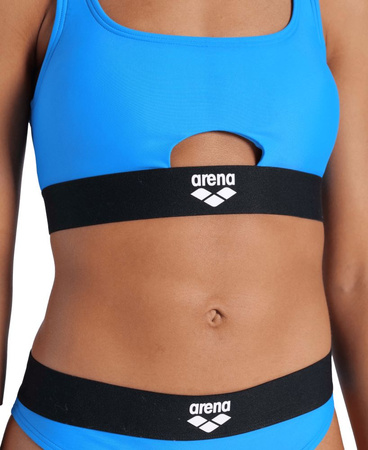Strój kąpielowy damski dwuczęściowy Arena Women's Logo Tape Bikini Bralette Blue China