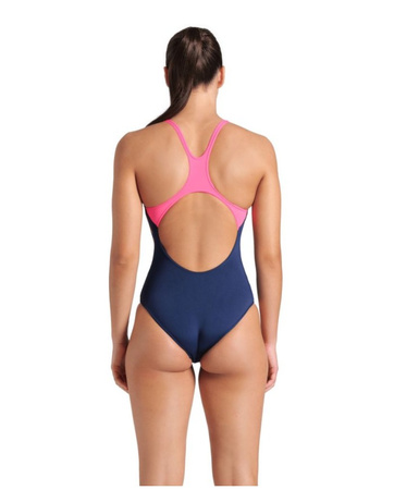 Strój kąpielowy damski Arena Women's Reflecting Navy Shocking Pink
