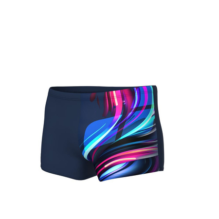 Kąpielówki bokserki męskie Arena Men's Bloom Swim Short Multi Navy-Navy