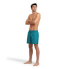 Spodenki szorty męskie Arena Men's Beach Boxer Allover Green Lake Logo