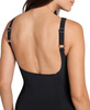 Strój kąpielowy damski jednoczęściowy Arena Women's Swimsuit Giorgia Squared Back Black