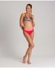 Dół od stroju kąpielowego damskiego Arena Women's Real Brief Fluo Red-Yellow Star