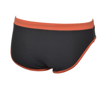 Kąpielówki slipy męskie Arena Men's Fundamentals Borders Brief Asphalt Floreale