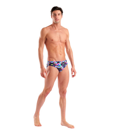 Kąpielówki slipy męskie na basen treningowe Arena Briefs Chameleons