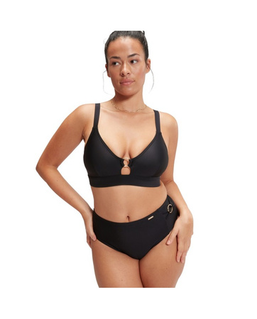 Góra od kostiumu kąpielowego damskiego Speedo Tri Bikini Top Black