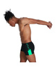 Kąpielówki bokserki męskie Speedo Boom Logo Splice Black Fake Green