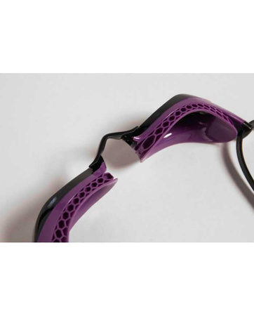 Okulary startowe pływackie na basen Arena Airspeed Dark Smoke Purple