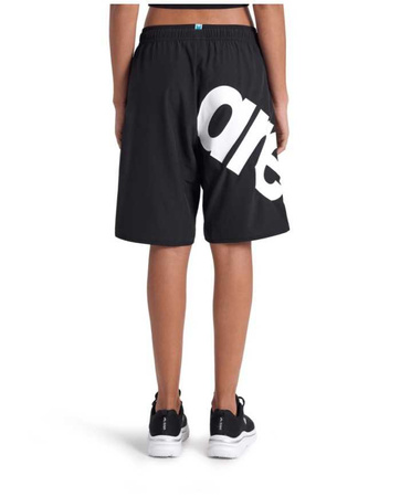 Spodenki szorty damskie Arena Women's Logo Bermuda Black White