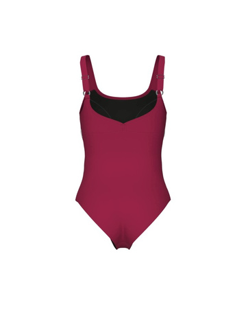 Strój kąpielowy damski Arena Women's Bodylift Marta Wing Back Red Onion Multi