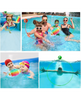 Pierścienie do nurkowania pod wodą dla dzieci z piłeczkami i piłką football'ową Pool Set Toy