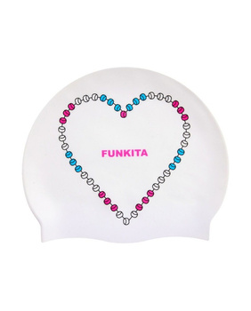 Czepek pływacki na basen uniwersalny unisex Funkita Heart Rope