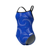 Strój kąpielowy damski Arena Women's Fireflow Swimsuit Challenge Black Team Royal