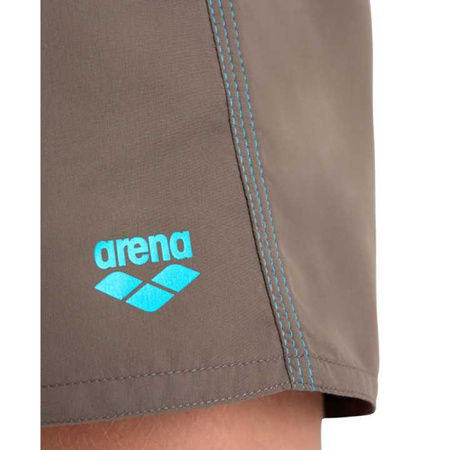 Spodenki szorty chłopięce Arena Boy's Beach Boxer Solid Junior Dark Olive Turquoise