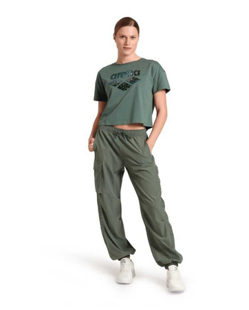 Koszulka damska Arena Women's Crop Tee Printed Sage