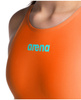 Strój startowy dziewczęcy Arena Girl's Powerskin ST Next Open Back Orange Teal