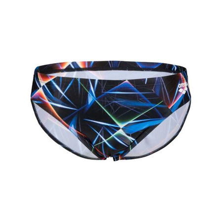 ARENA STROJE PŁYWACKIE MEN'S SWIM BRIEFS ALLOVER BLACK MULTI