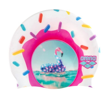 Czepek pływacki silikonowy Arena HD Cap Shiny Dress