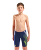 Spodenki kąpielowe chłopięce Arena Boy's Sea Water Swim Jammer Navy-Artic Lime