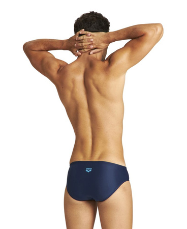 Kąpielówki slipy męskie Arena Men's Poise Brief Navy Turquoise