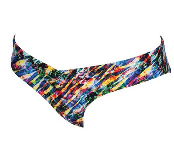 Dół od stroju kąpielowego damskiego Arena Women's Unique Brief Black Multi