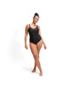 Strój kąpielowy jednoczęściowy damski Speedo Shaping Mesh Black