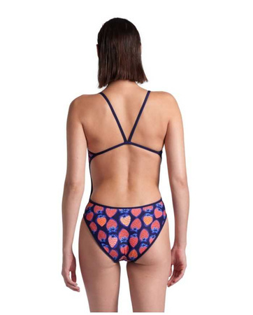 Strój kąpielowy damski jednoczęściowy Arena Women's Reversible Swimsuit Challenge Back Navy Multi