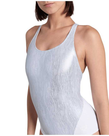 Strój kąpielowy damski Arena Women's Mesh Pro White Multi