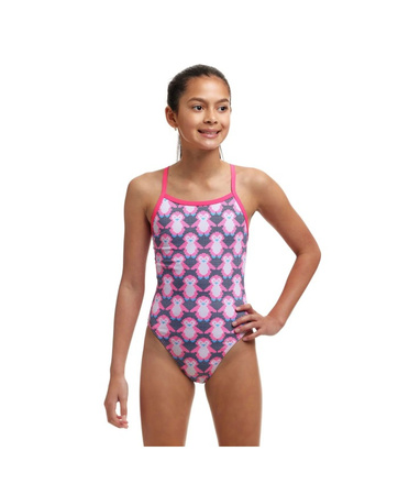 Strój kąpielowy jednoczęściowy dziewczęcy na basen Funkita Single Strip