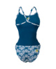 Damski strój kąpielowy jednoczęściowy Arena Women's Rule Breaker Hooked Rev One Piece R White Multi Blue Cosmo
