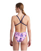 ARENA STROJE PŁYWACKIE WOMEN'S ROSE TEXTURE XCROSS BACK MULTI PINK