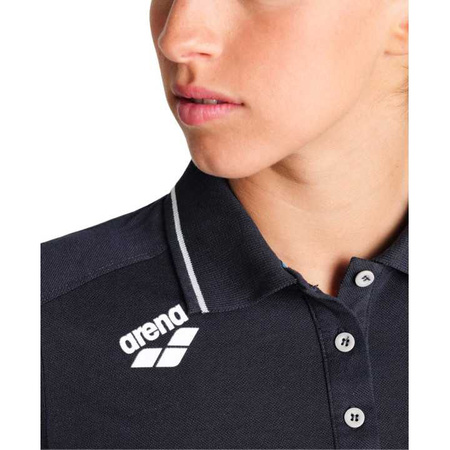 Koszulka damska Polo Arena Women's Team Poloshirt Solid Cotton Navy
