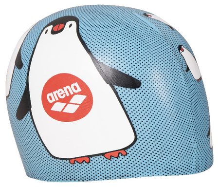 Czepek pływacki silikonowy Arena Poolish Moulded Crazy Penguins